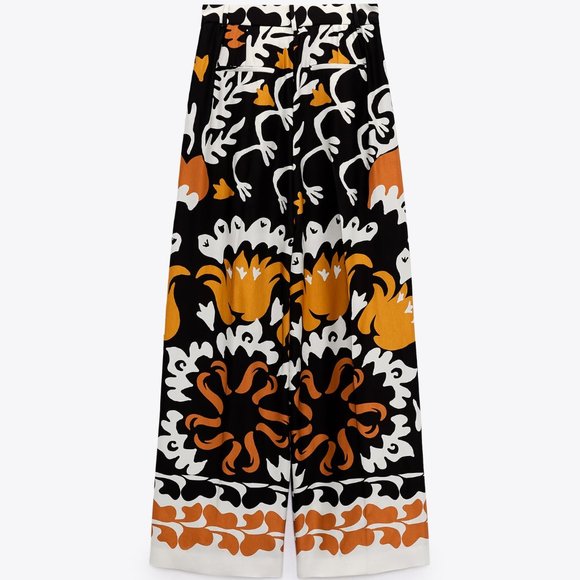 Zara Printed Pants - Picture 9 of 9